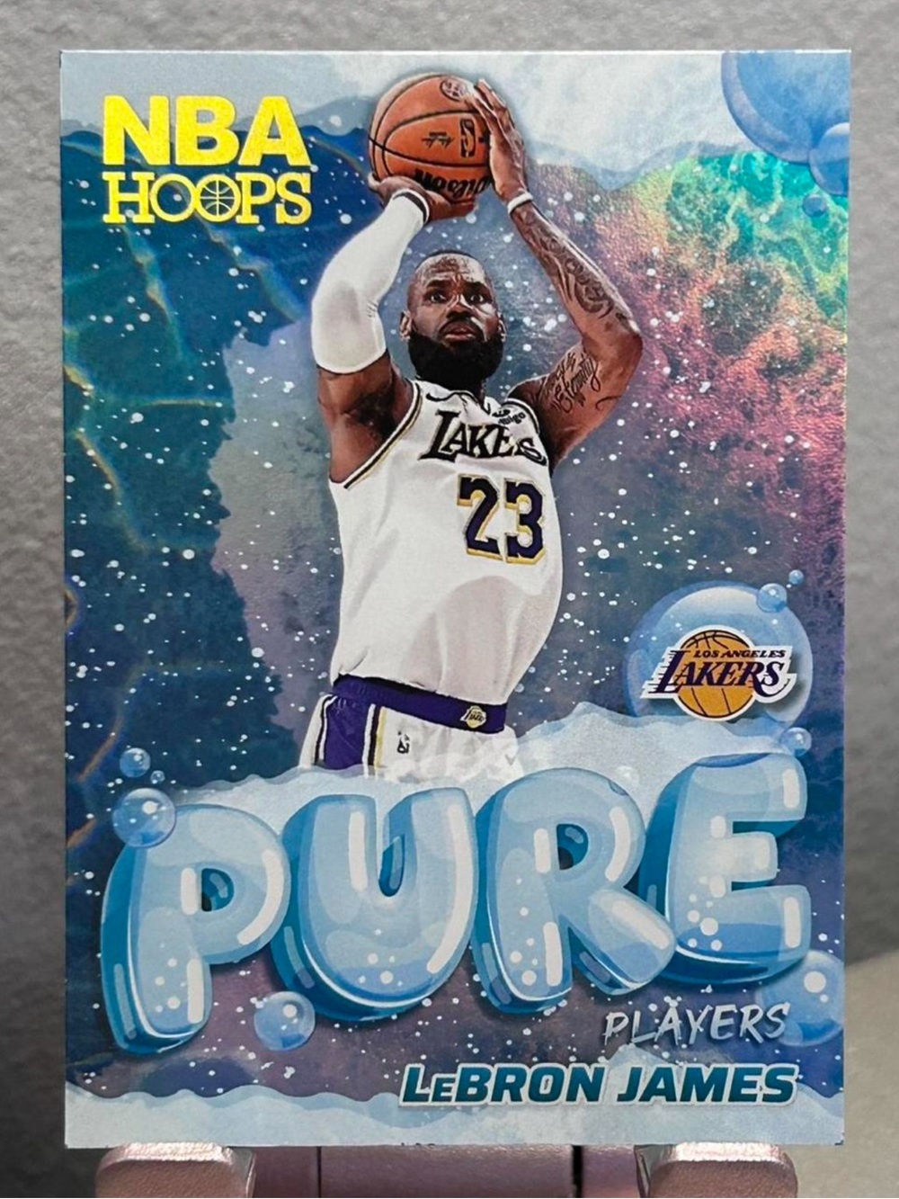 2024-25 Panini Hoops LeBron James Lakers Pure Players card